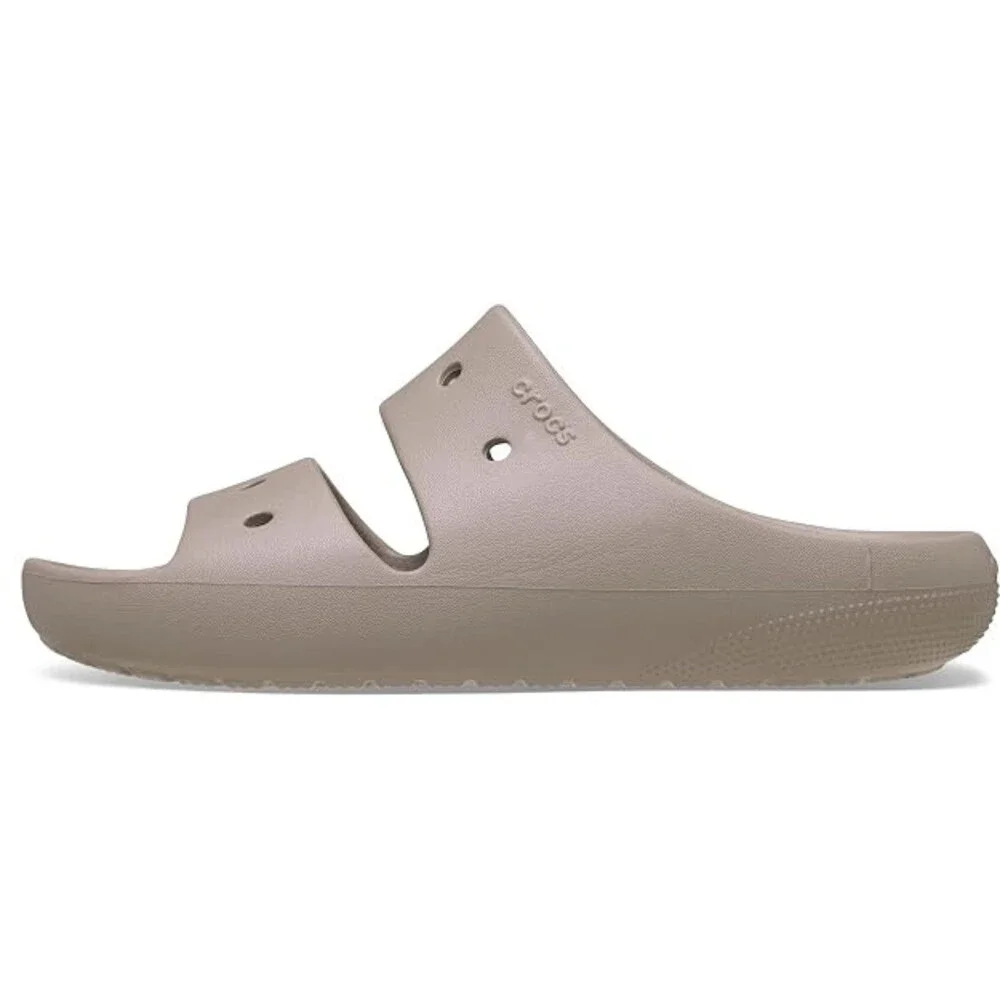 Crocs Classic 209403-214 Sandals Men's US 5 Taupe Open Toe Slip On Slide GBO3398